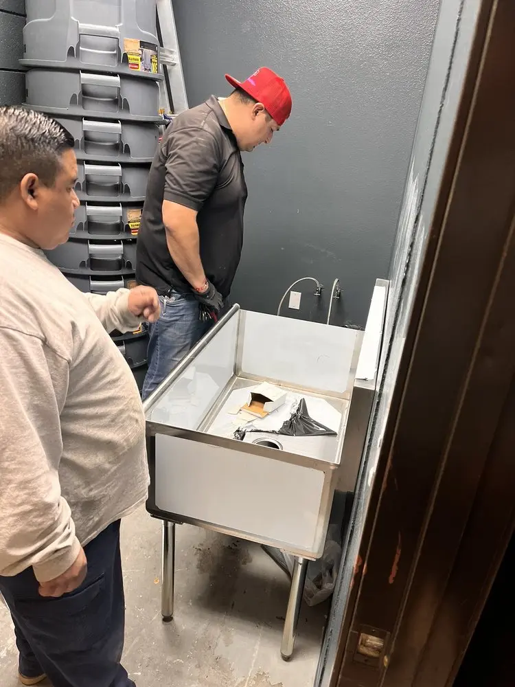 Commercial plumbing and sink installation in Sandpoint
